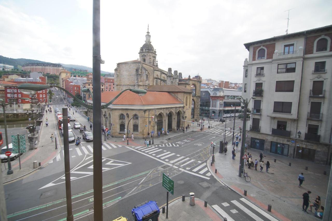 Piso Grande Y Luminoso En El Casco Viejo De Bilbao公寓 外观 照片